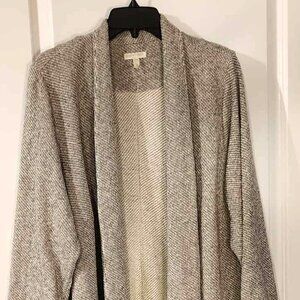Eileen Fisher Textured Gray Cardigan